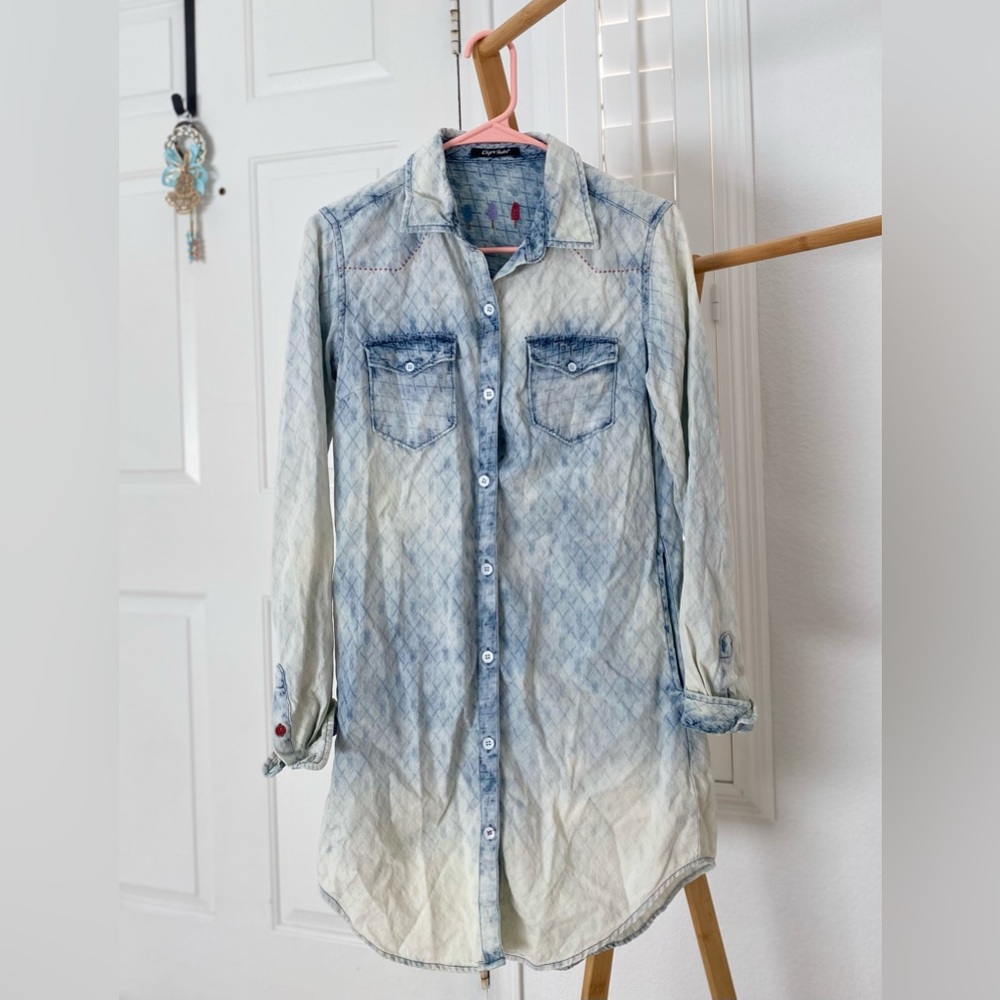 Women Washed Jean Dress